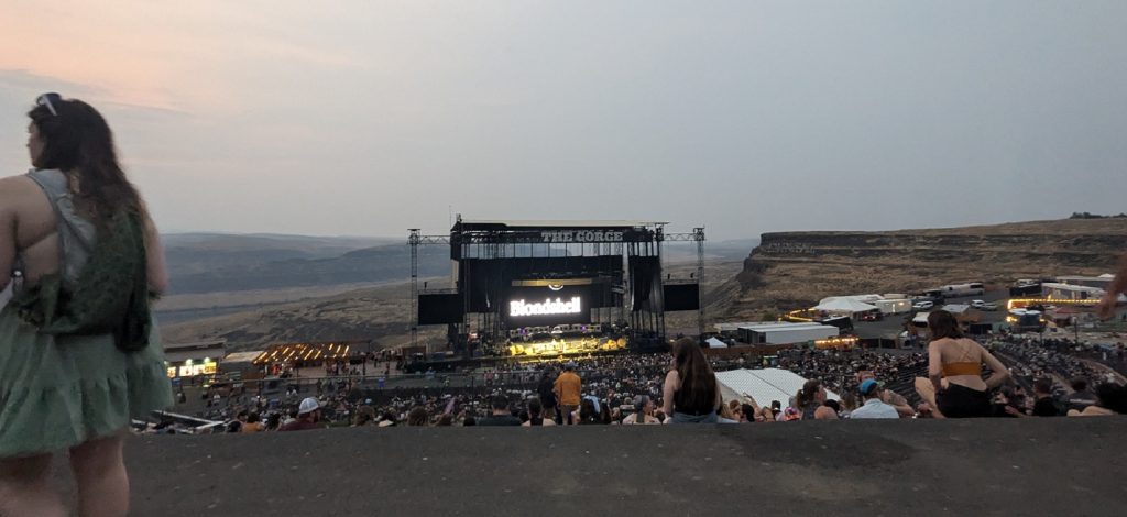 concert at the Gorge Amphitheater