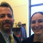 Noel Vest and Senator Saldana