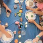 Indoor Activitis For Kids in the Tri-Cities Painting Rocks