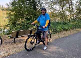 riding E-bikes in Thurston County